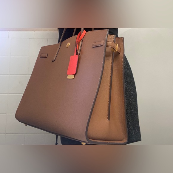 ⚡️ NWT Tory Burch Walker Leather Satchel - Picture 15 of 15